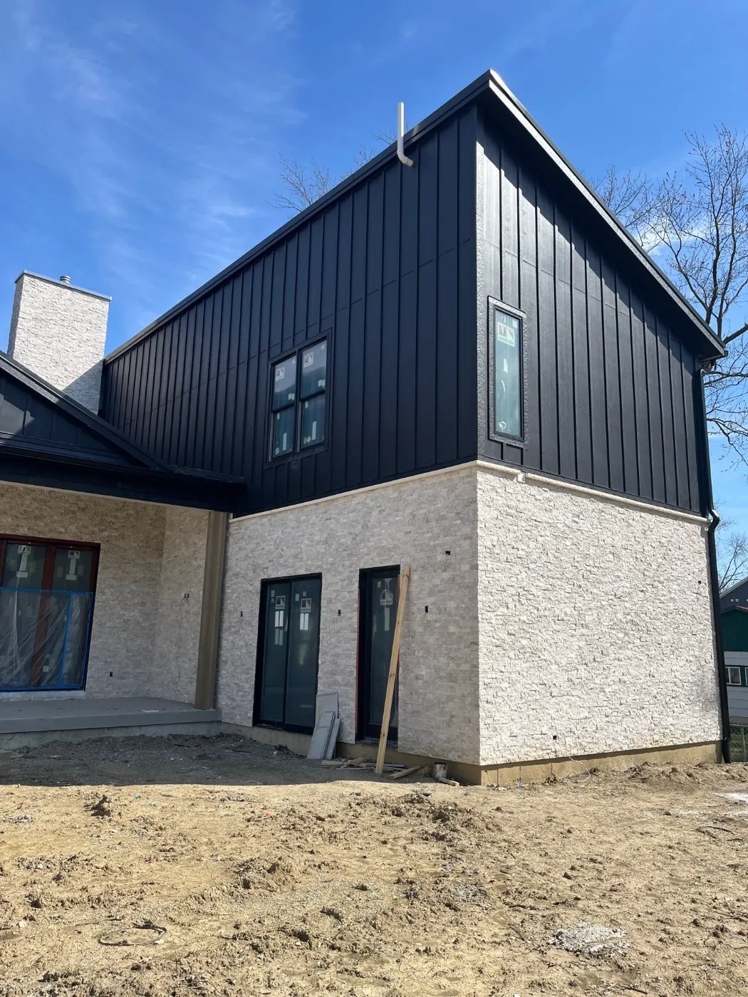Fiber cement siding installed on a Gatewood Lakes home
